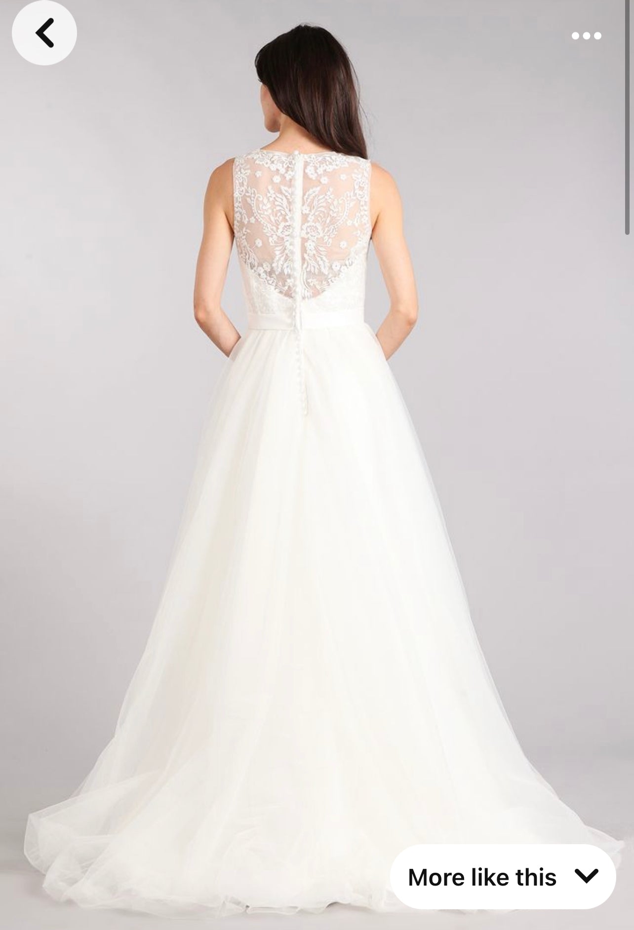 Lily’s Off white Tulle lace Bridal Gown FIES10163