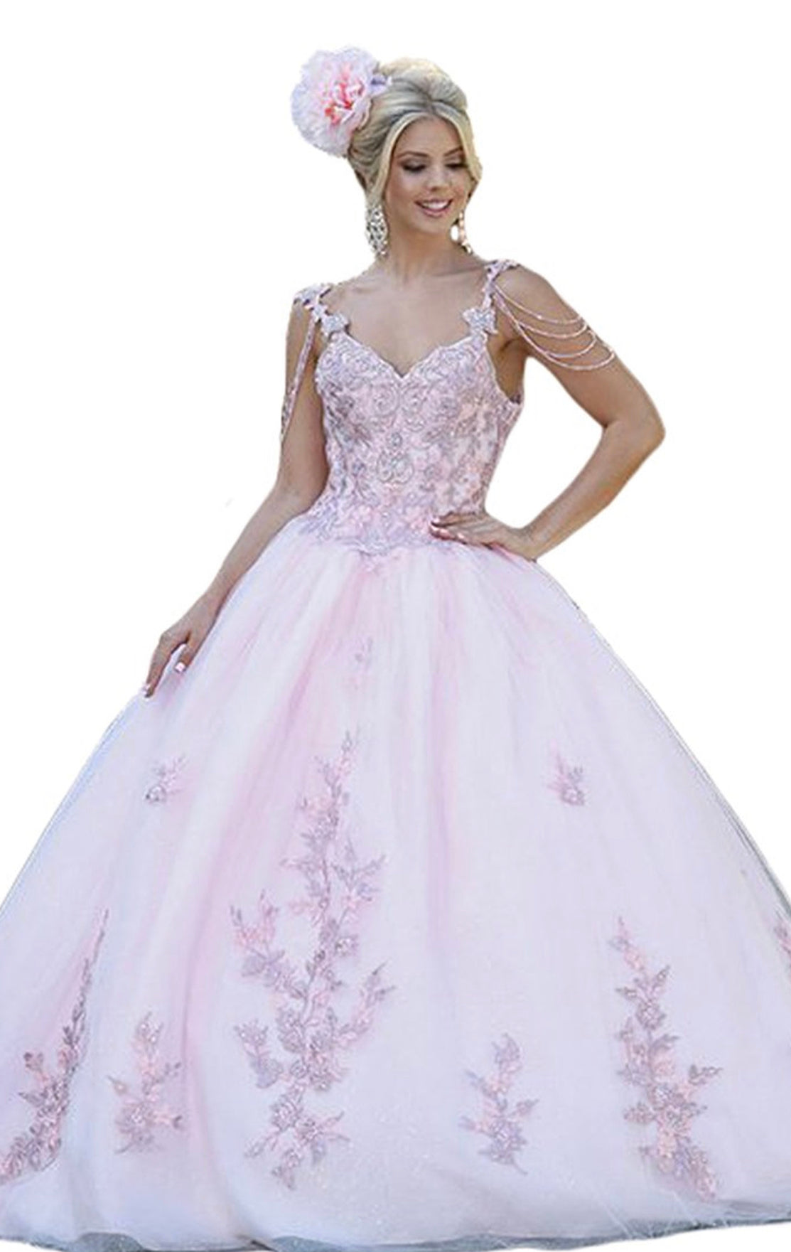 DQ - 1546 Lily’s Pink Xv Dress