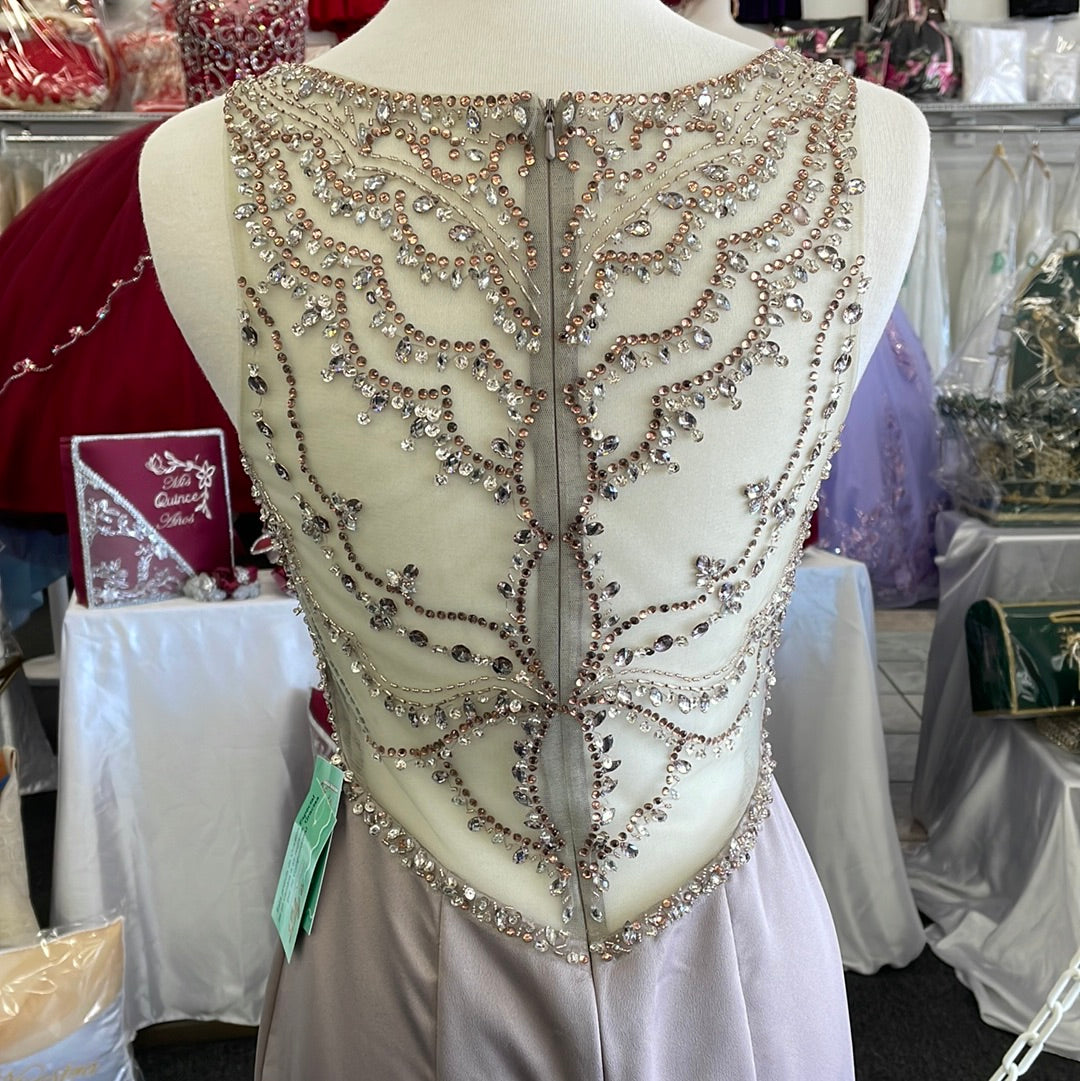 Lily’s Mocha open lace emerald Back DQ6696