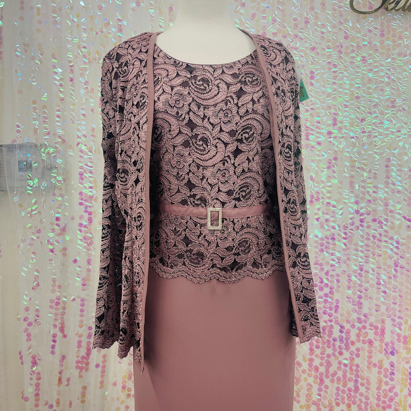 Lily’s Mauve Mother of the bride with jacket #Nl3663