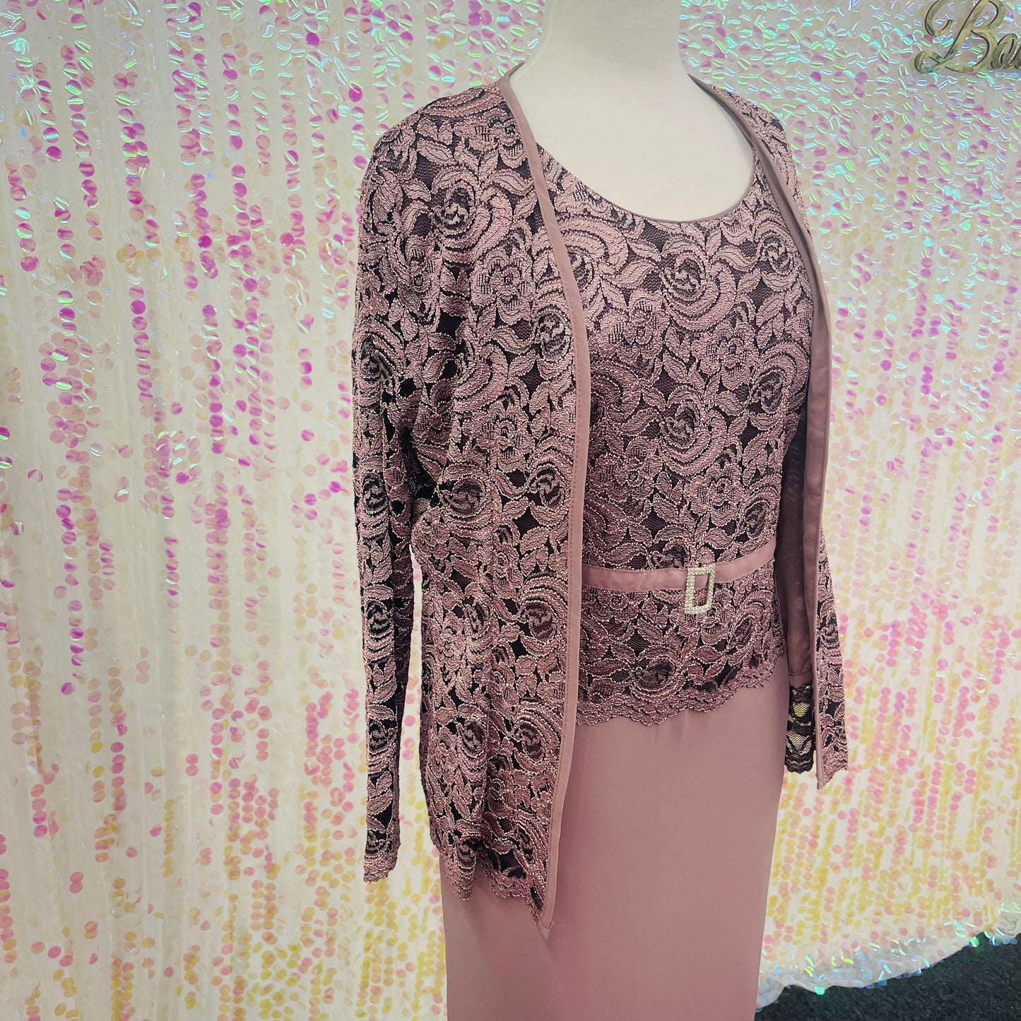 Lily’s Mauve Mother of the bride with jacket #Nl3663
