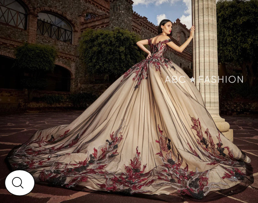 EV-10610 Lily's Nude/Black Quince Ball Gown Lily's Seaside Boutique EV-10610 Lily's Nude/Black Quince Ball Gown Lily's Seaside Boutique
