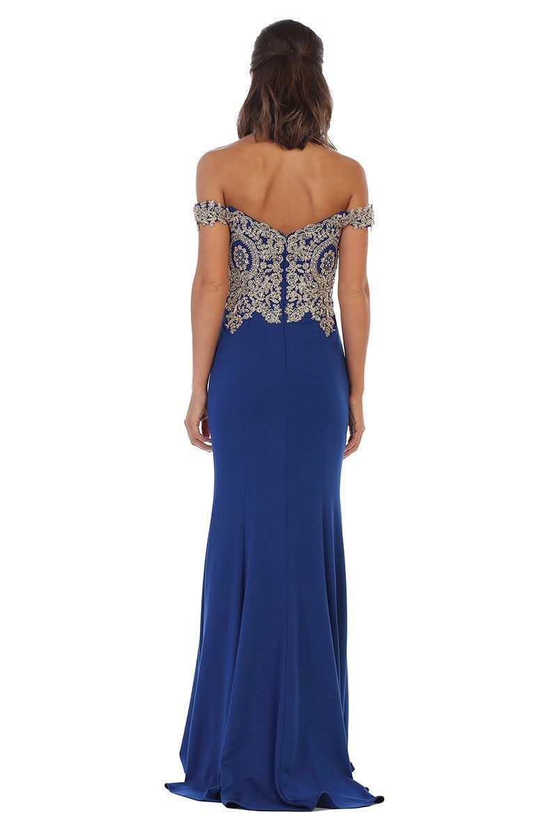 Lily's navy Lace Top Fitted Dress EV5193