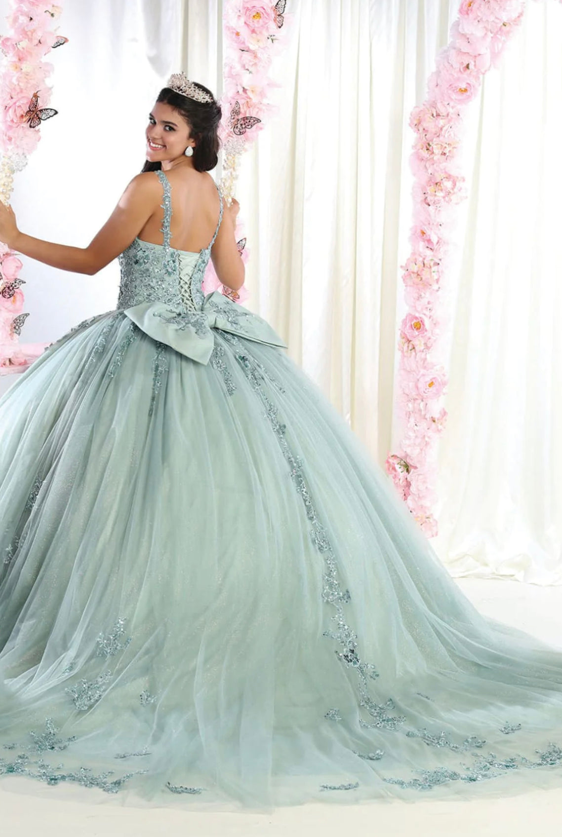 MQLK 174 sage quince dress