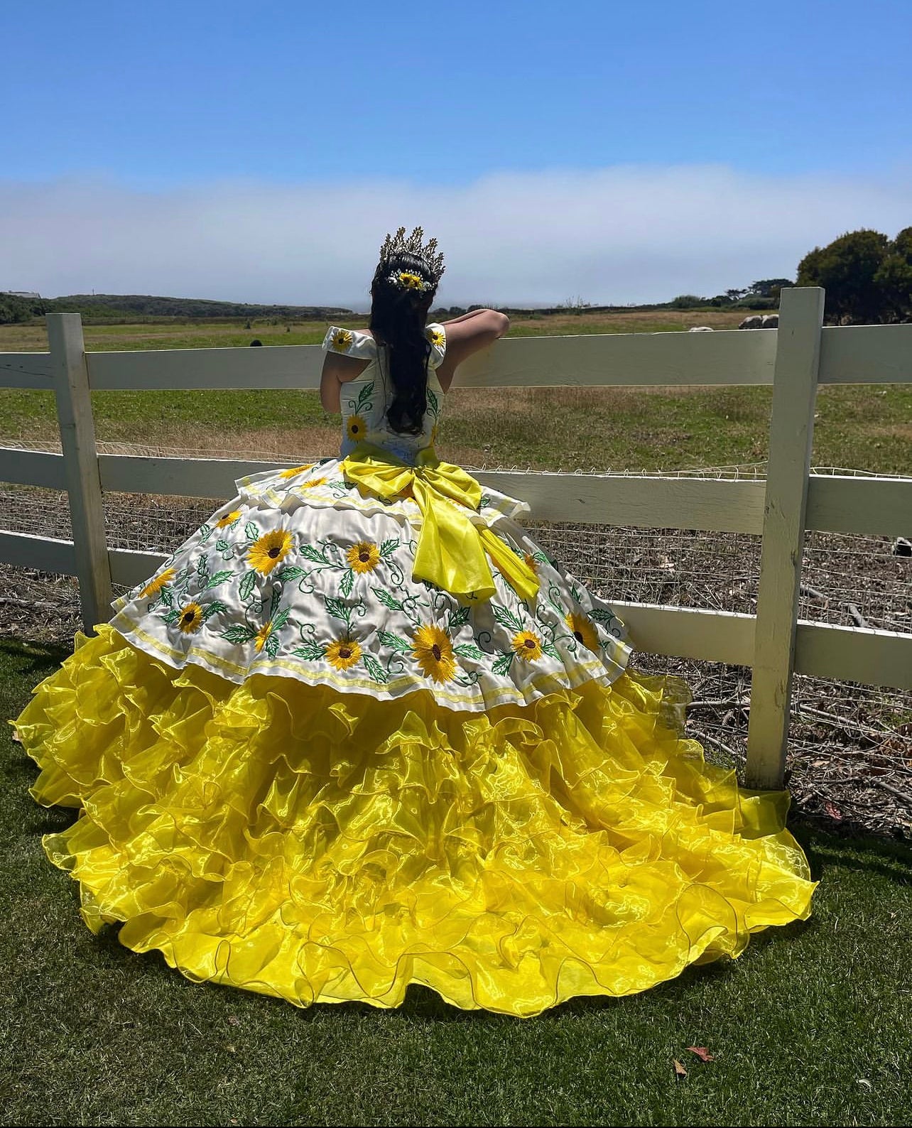 #555 Lily’s Sunflower XV Dress