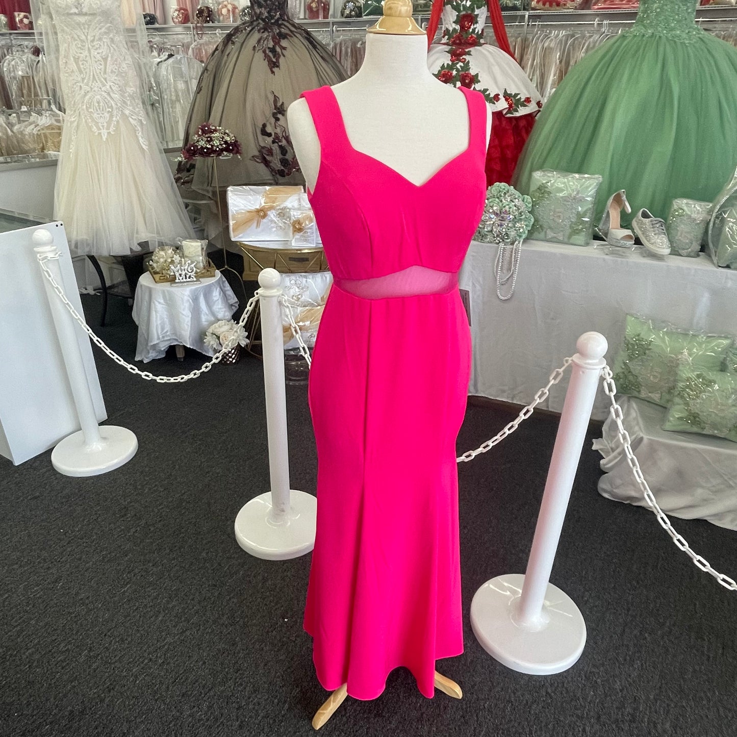 Cy1485Lily’s Hot Pink Dress