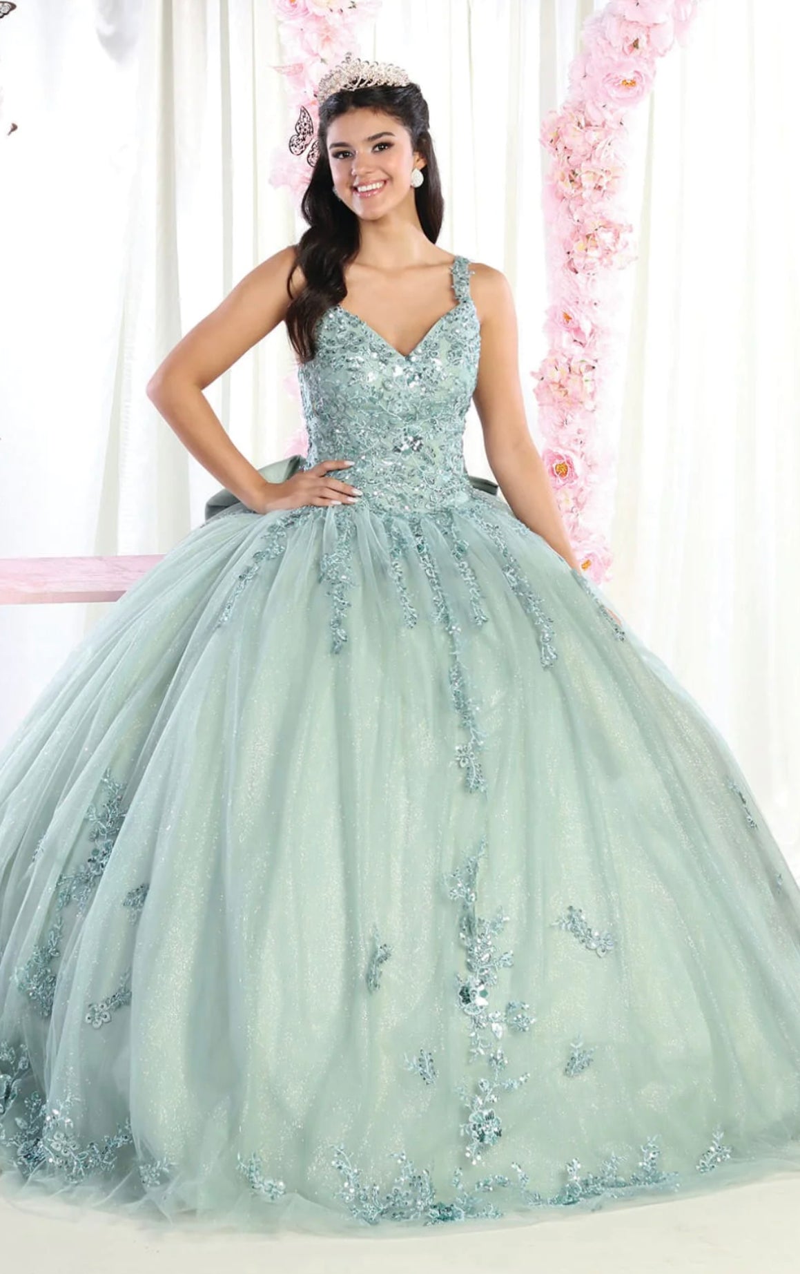 MQLK 174 sage quince dress