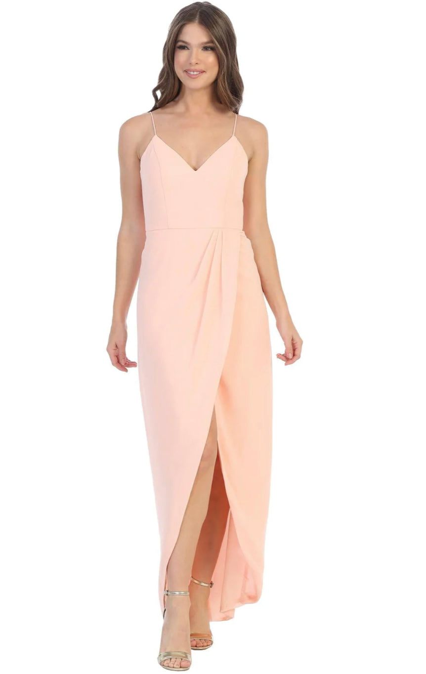 #EV5192 Lily’s Blush Chiffon Dress