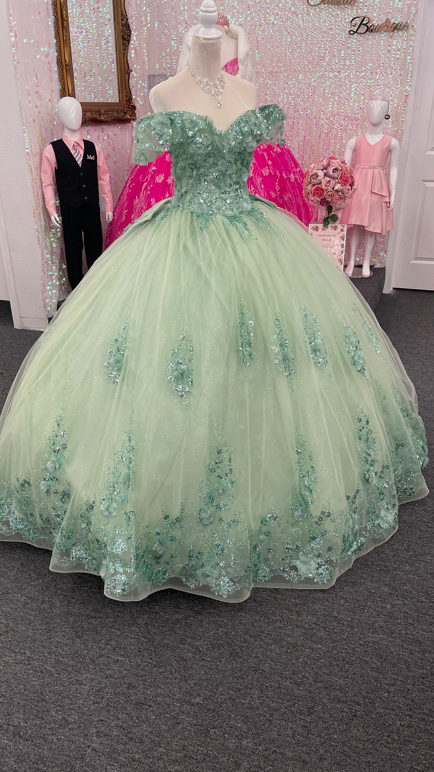 #15701 Lily’s Sage XV Dress