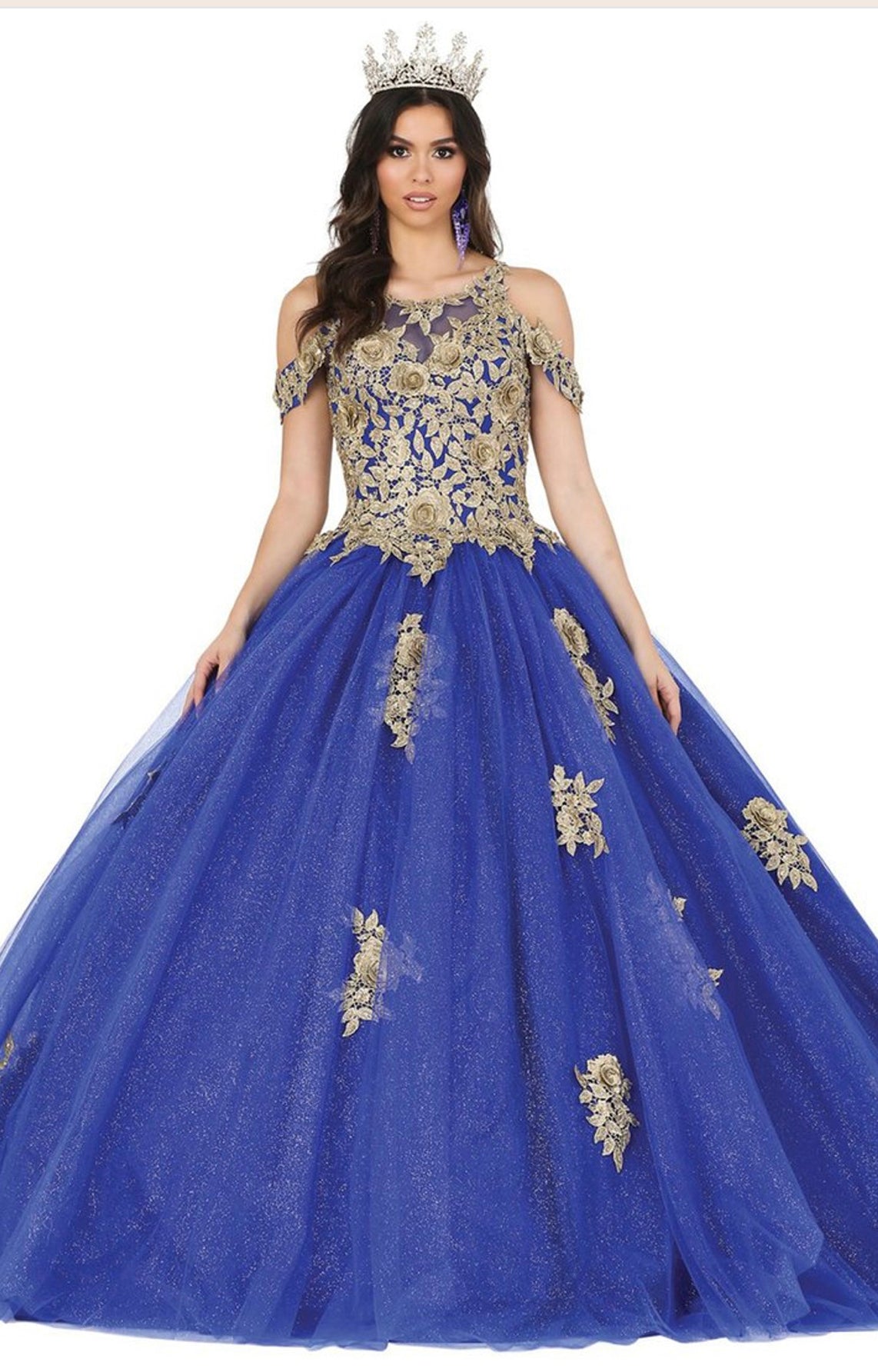 DQ-1484 Lily’s Royal Blue Quince Dress