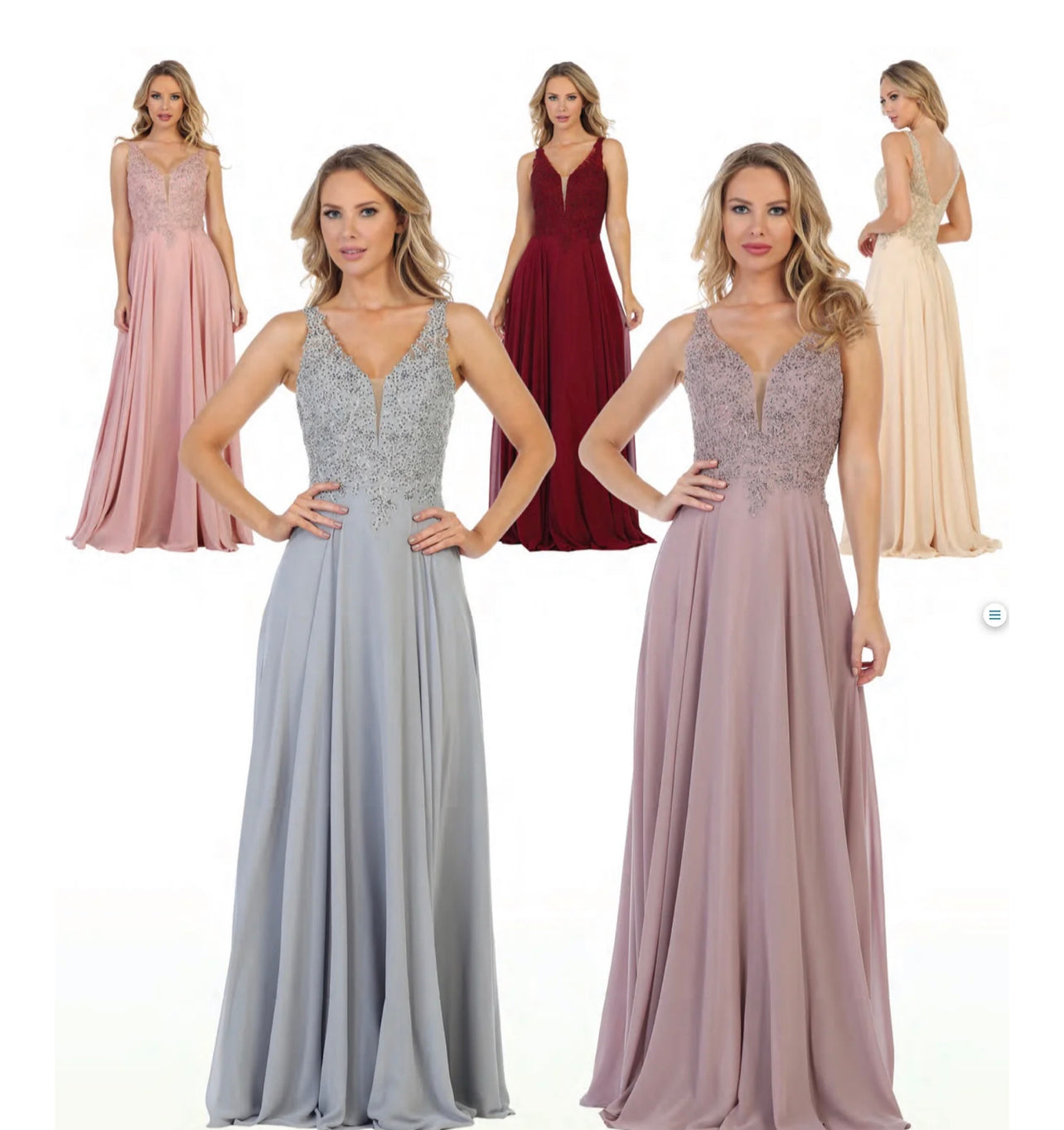 #Lets7385 Lily’s Dusty Rose Gown