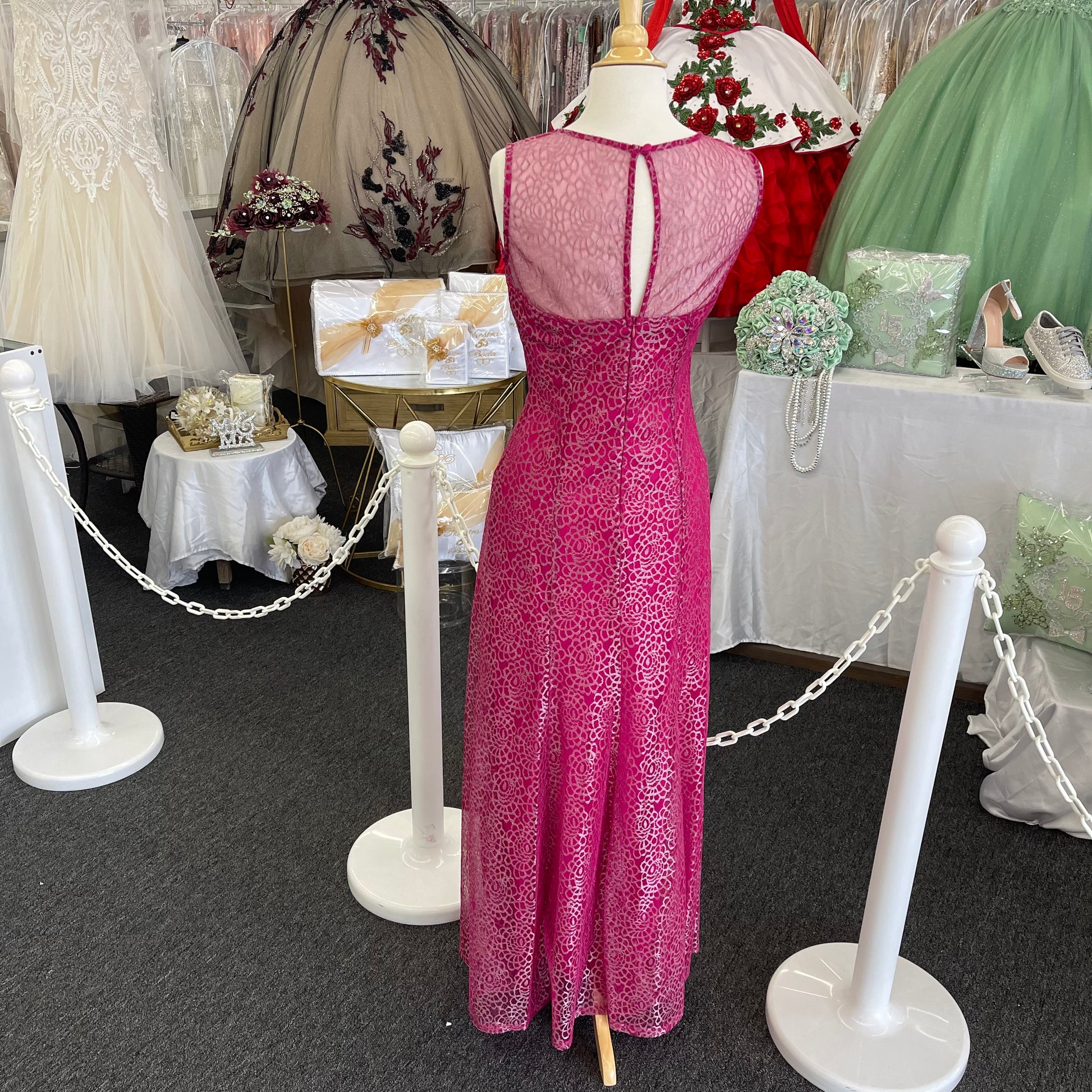 F1408 Lily's Fuchsia Halter Dress Lily's Seaside Boutique F1408 Lily's Fuchsia Halter Dress Lily's Seaside Boutique