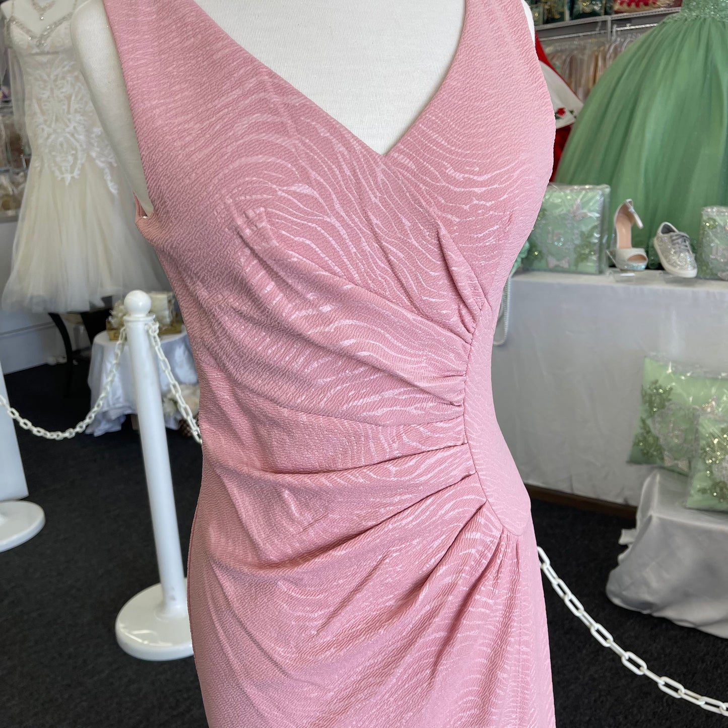 #FA9862 Lily’s Dusty Rose Dress