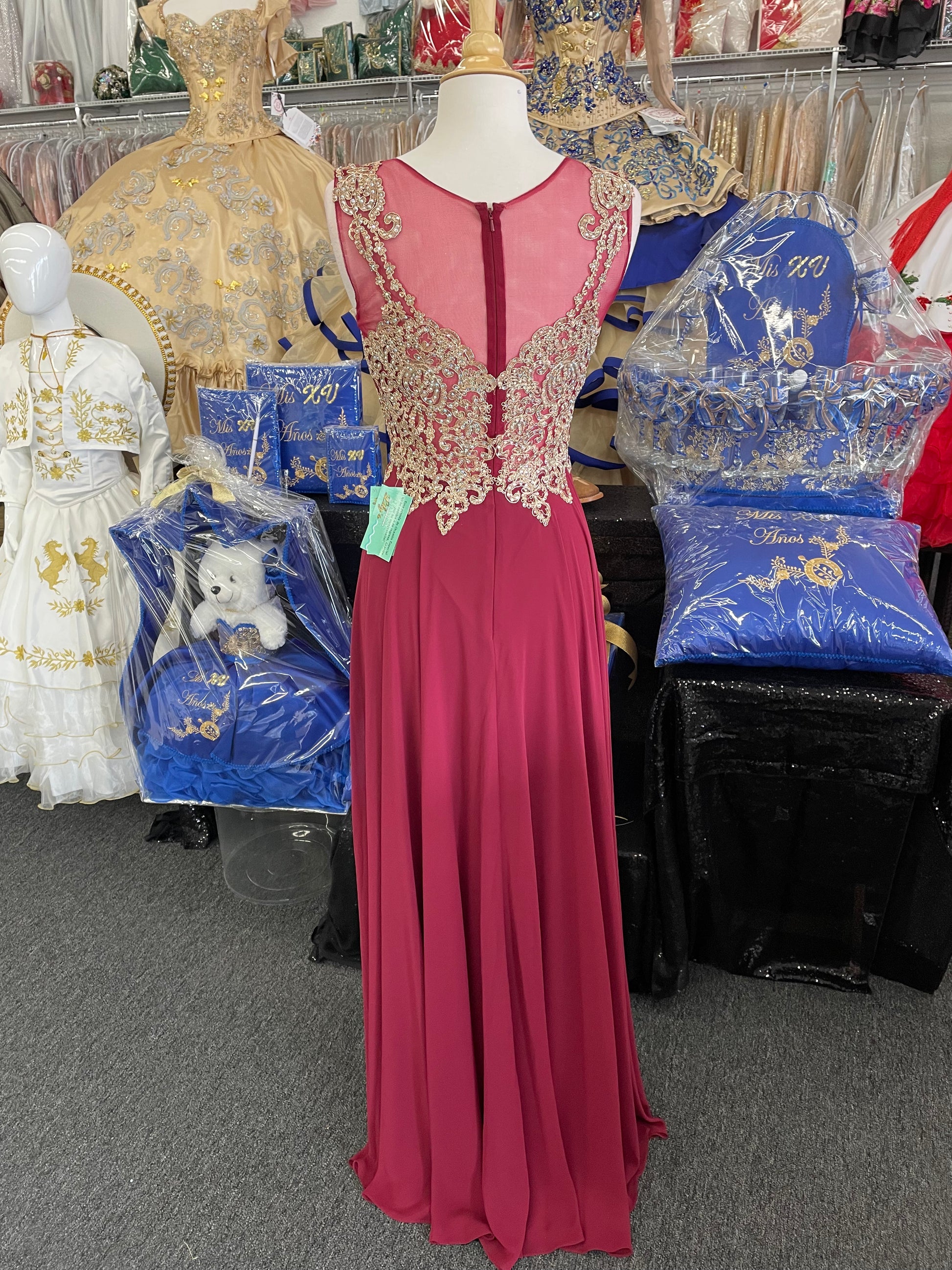 Cy 5425Lily's Burgundy/Gold Dress Lily's Seaside Boutique Cy 5425Lily's Burgundy/Gold Dress Lily's Seaside Boutique