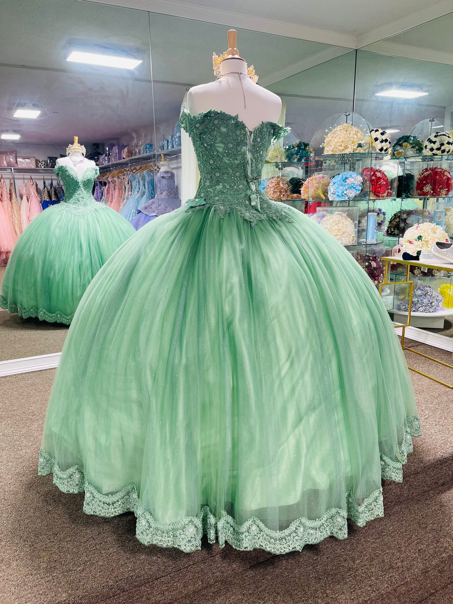 Lily’s Sage Quince Dress MQLK175