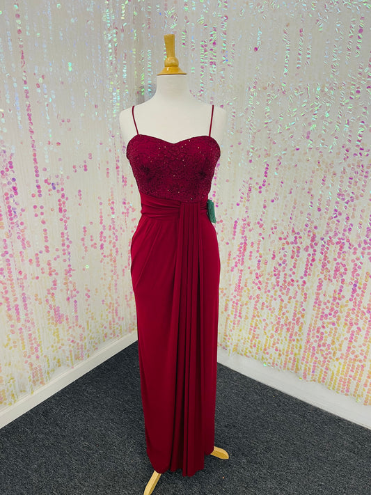 Lily’s Burgundy Lace Dress