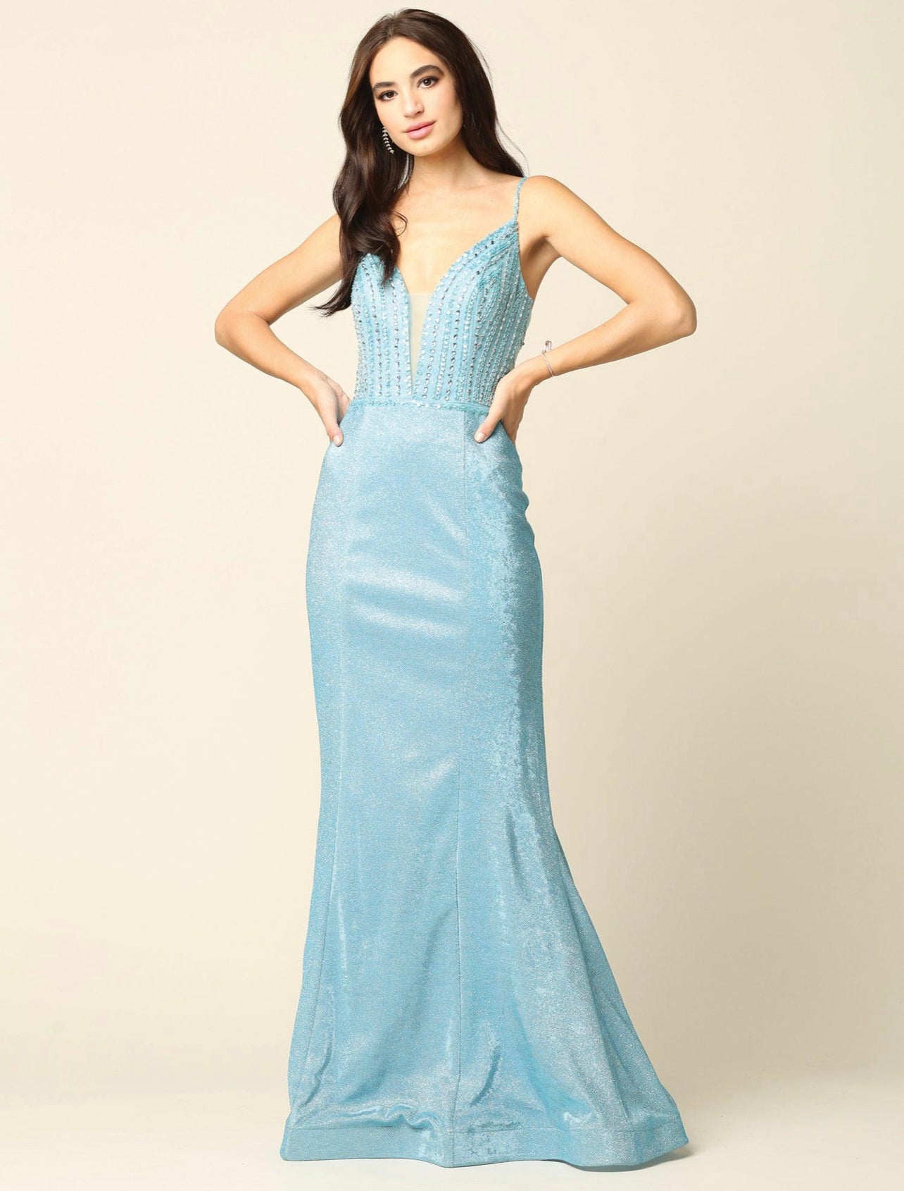 Lily’s ev5223 Turquoise Prom Dress EVA5223