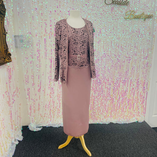 Lily’s Mauve Mother of the bride with jacket #Nl3663