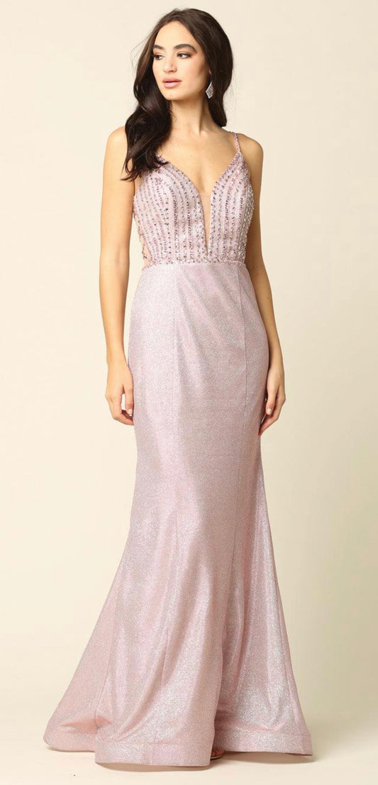 Lily’s Dusty Rose Prom Dress