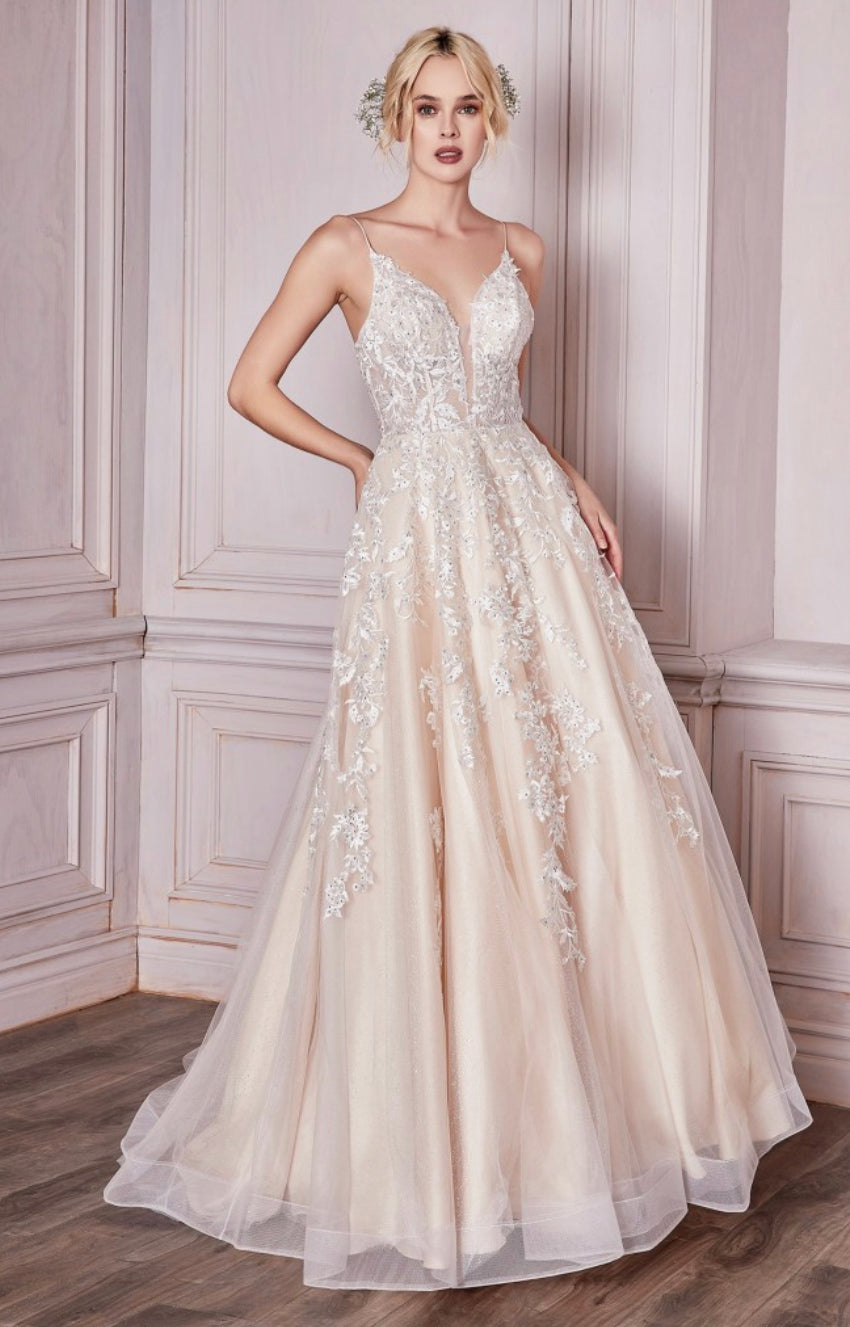 Lily’s Champagne ladivcm320 Bridal Gown