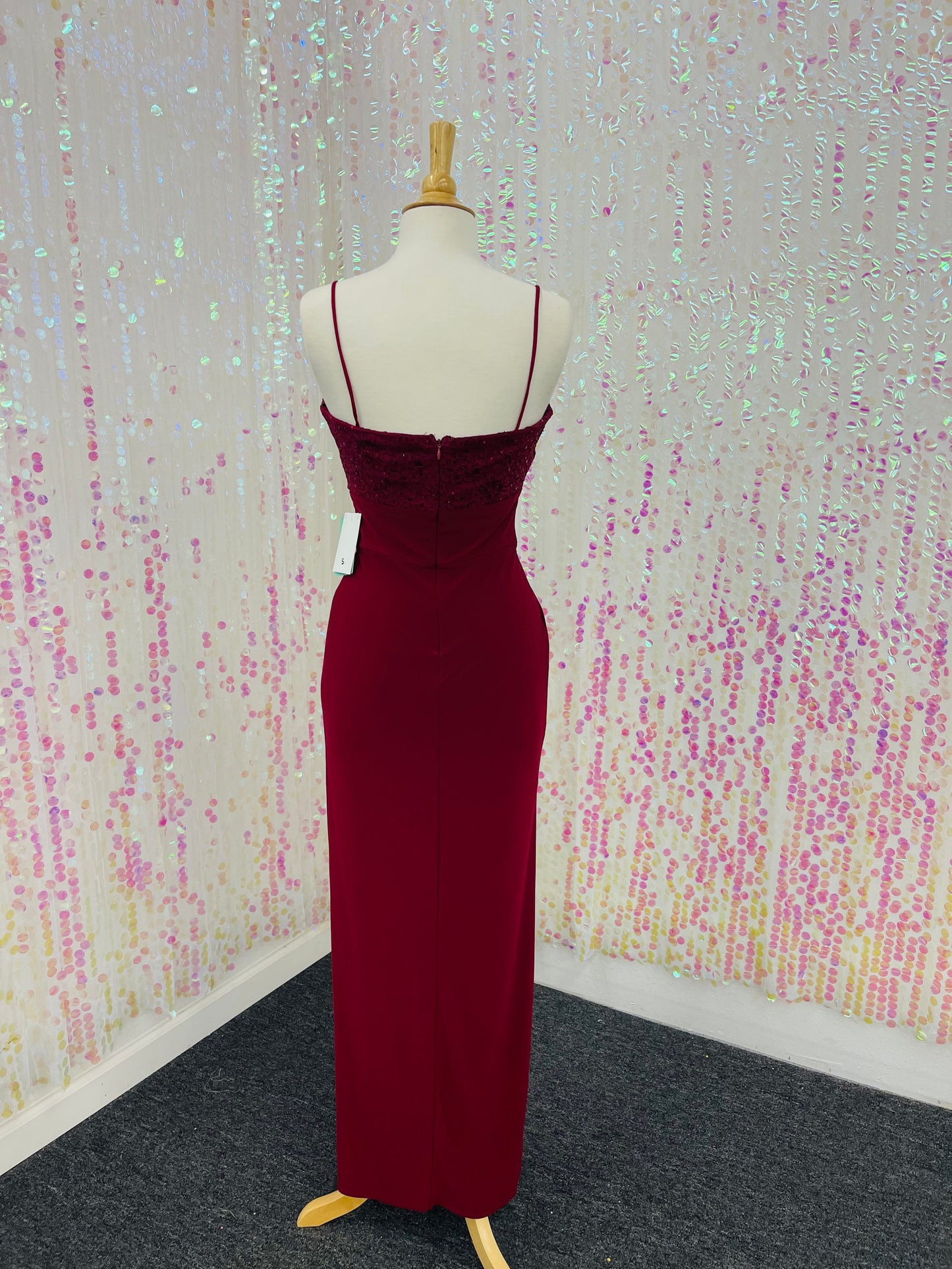 Lily's Burgundy Lace Dress Lily's Seaside Boutique Lily's Burgundy Lace Dress Lily's Seaside Boutique