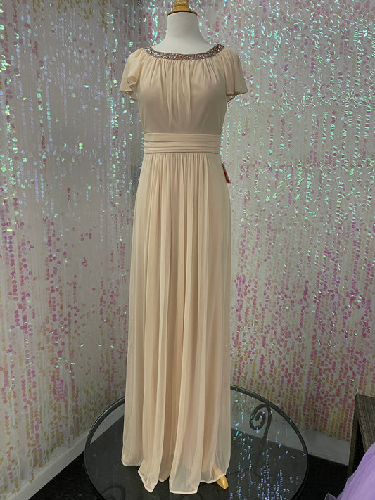 Lily's Formal Champagne Dress FIE115