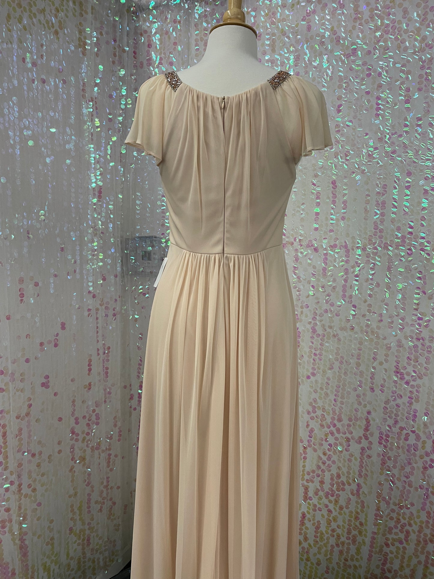 Lily's Formal Champagne Dress FIE115