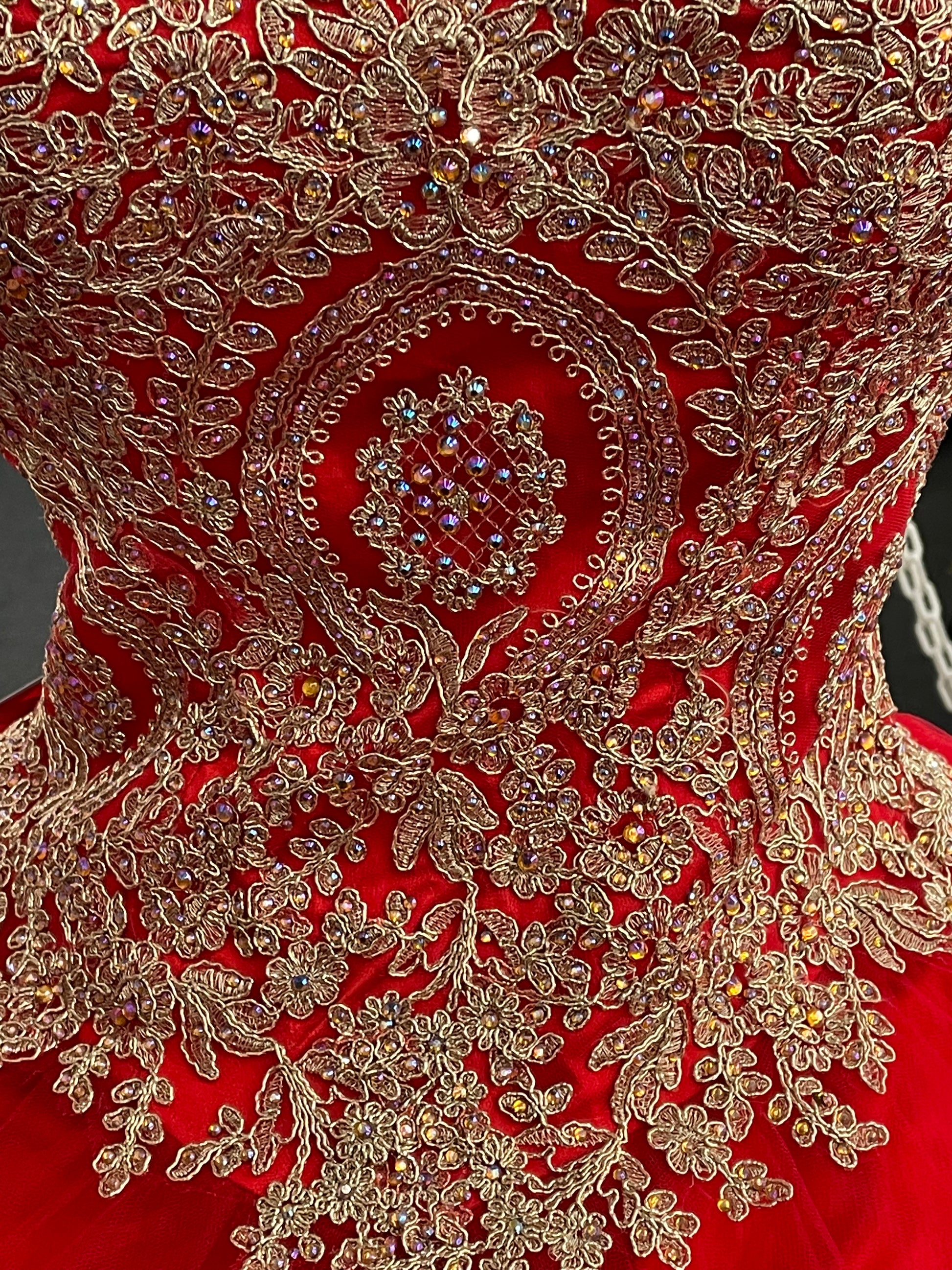 red with gold prom dresses red and gold prom dress Burgundy Lace Gold Jersey V-neck Made-to-Order Mermaid Prom Dress-parroquiadesanalbertomagno.com