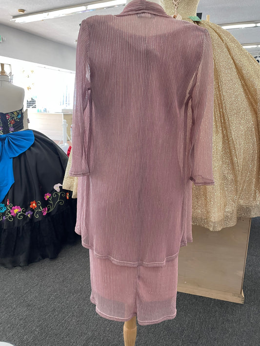 Lily's Mother of the Bride dusty rose dress EV3372